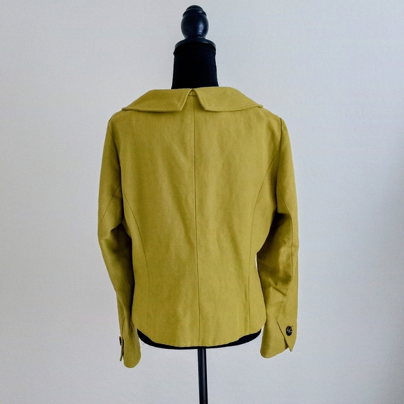 ECCOCI - Light Green Front Closure Blazer - Size 14 - Picture 2 of 9
